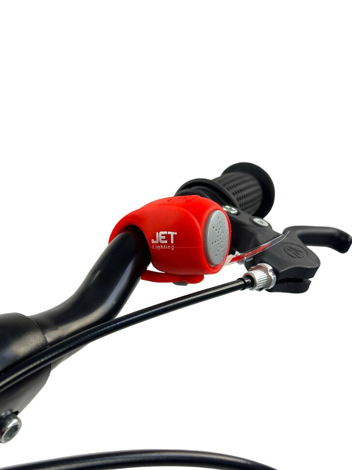 Dzwonek rowerowy B18-ELEKTRONICZNY 90db silikonowy - czerwony