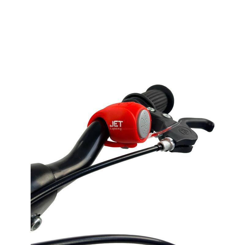 Dzwonek rowerowy B18-ELEKTRONICZNY 90db silikonowy - czerwony