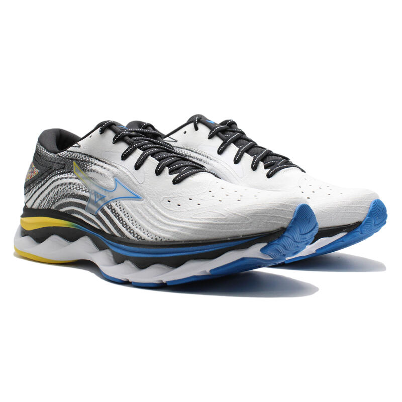 Chaussures de course Hommes Mizuno Wave Sky 6 Blanc