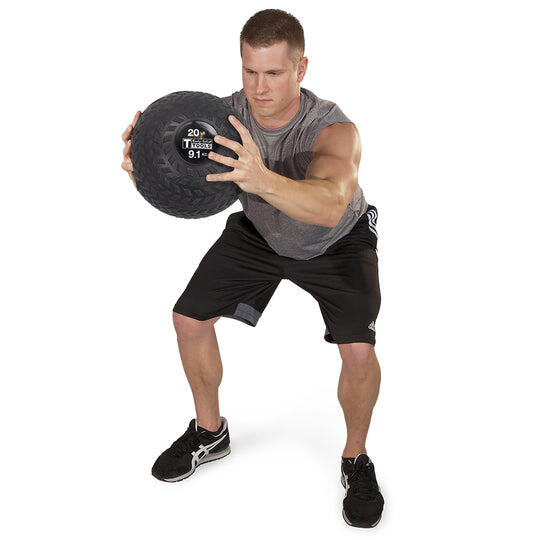 Tire-tread slam balls BSTTT10 pour fitness et musculation 3/4