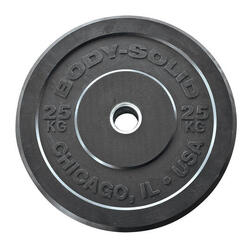 Chicago extreme bumper plates OBPXK25 voor fitness en krachttraining