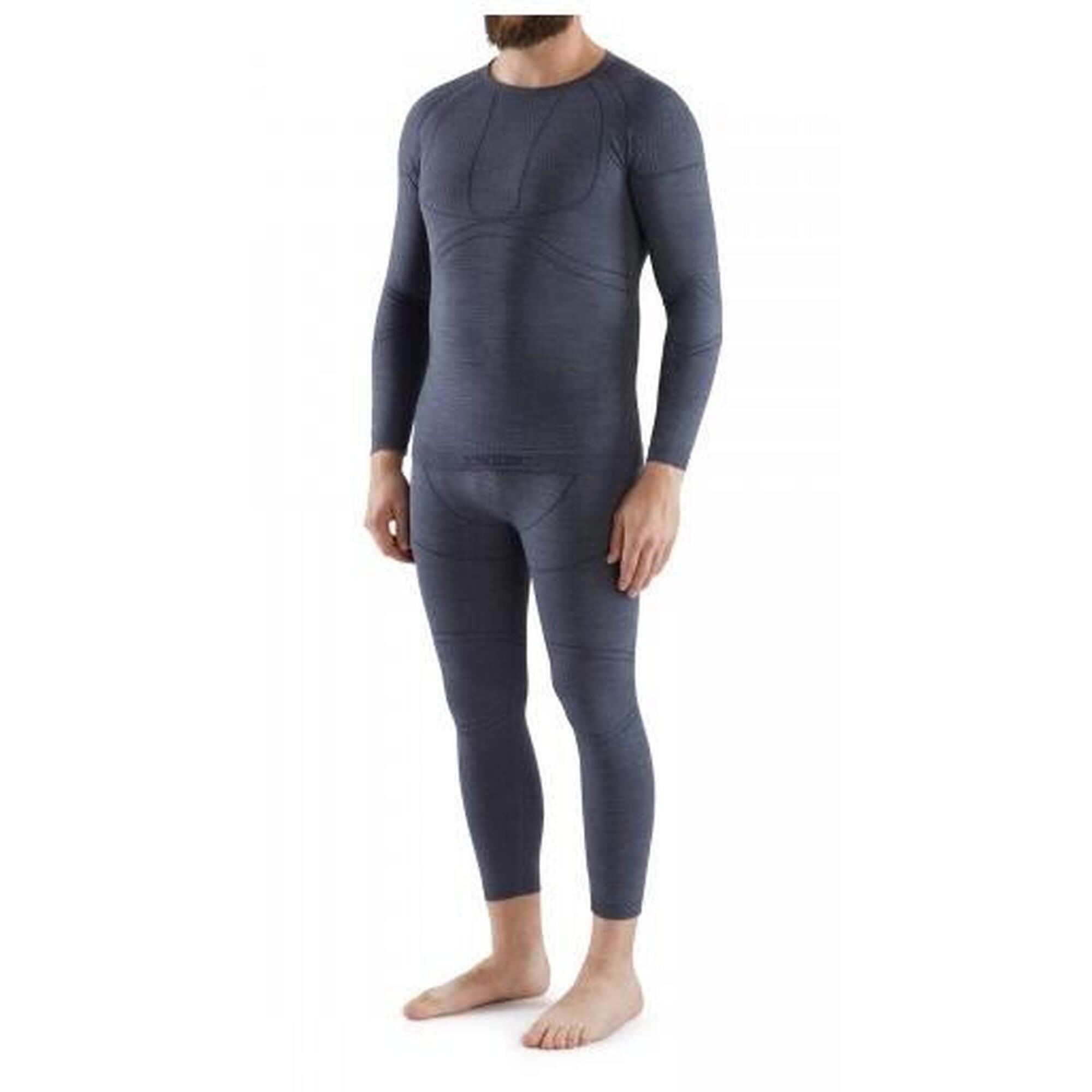 Viking - Survetement Universel Hommes Viking Lan Pro Merino - Sous Maillot Manche Longue - Gris - 48 Xl - Decathlon