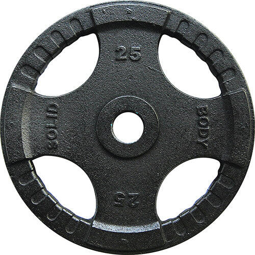 Disques oly 4 Grip fonte OPTK25 pour fitness et musculation