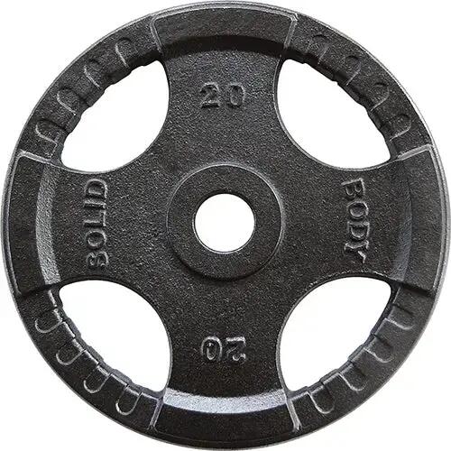 Disques oly 4 grip fonte OPTK20 pour fitness et musculation