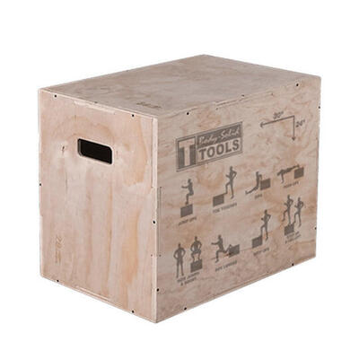 Houten plyo box bstwpbox voor fitness en krachttraining