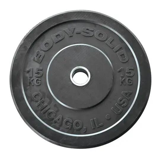Chicago Extreme bumper plate OBPXK15 for fitness and strength training