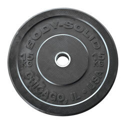 Chicago extreme bumper plates OBPXK15 voor fitness en krachttraining