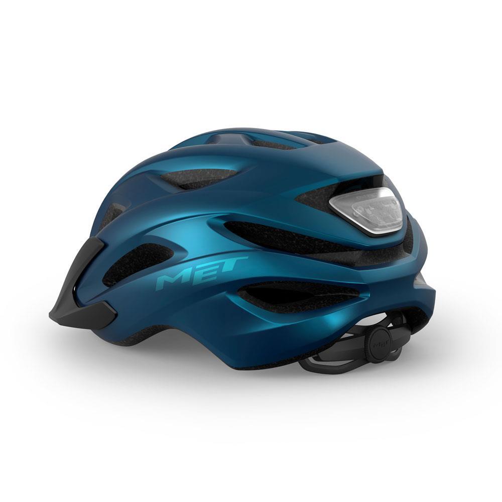 MET Crossover Allround Helmet - Blue Metallic 2/4