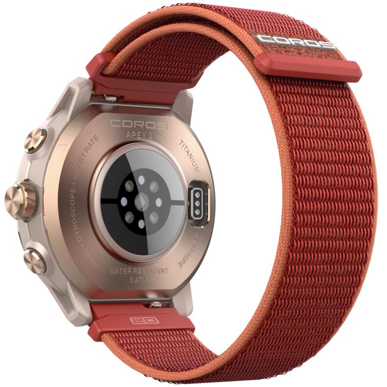 Montre GPS Connectée Multisports Adventure COROS APEX 2 Coral 4/7
