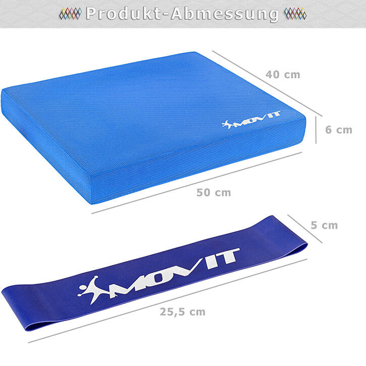 Movit Balance Pad - Balanskussen - Yoga - Pilates - Meditatie - Blauw 5/7