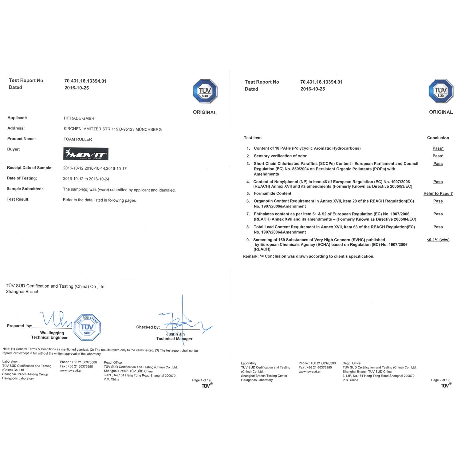 Rola de masaj, MOVIT®, gri 4/7