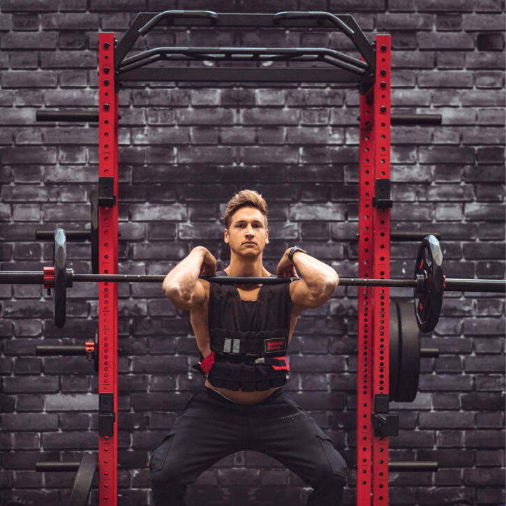 Power Rack Negru/Rosu, Lukadora