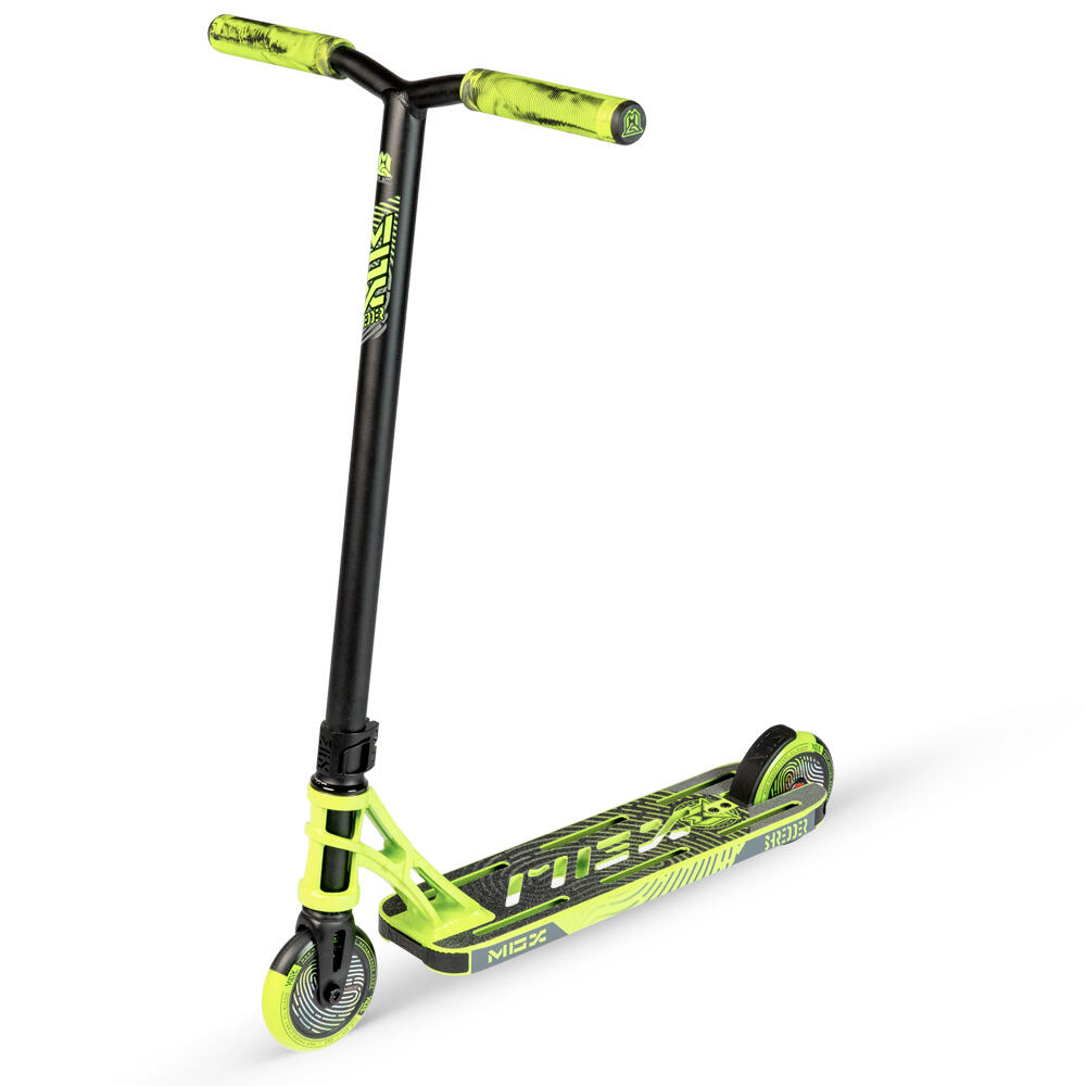 MADD GEAR PRO MGP MGX S1 SHREDDER PRO STUNT SCOOTER – BOYS & GIRLS - AGE 4 PLUS – LIME / BLACK