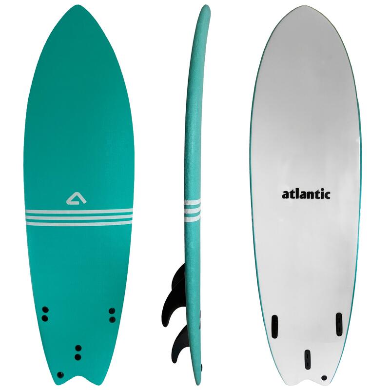 Prancha de Surf Softboard - Whale - 6'4 x 22" x 3,5" : 50L