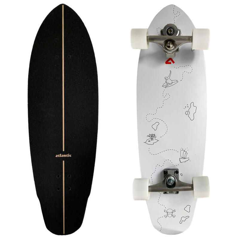 SurfSkate Skark - Planche Blanche 32'