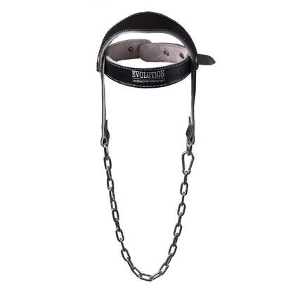 Korona do ćwiczeń szyi i karku skórzana Evolution Professional Equipment