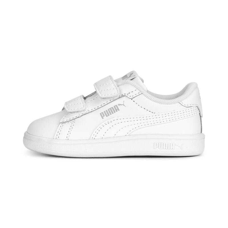 Zapatillas Bebés Smash 3.0 Leather V PUMA White Cool Light Gray