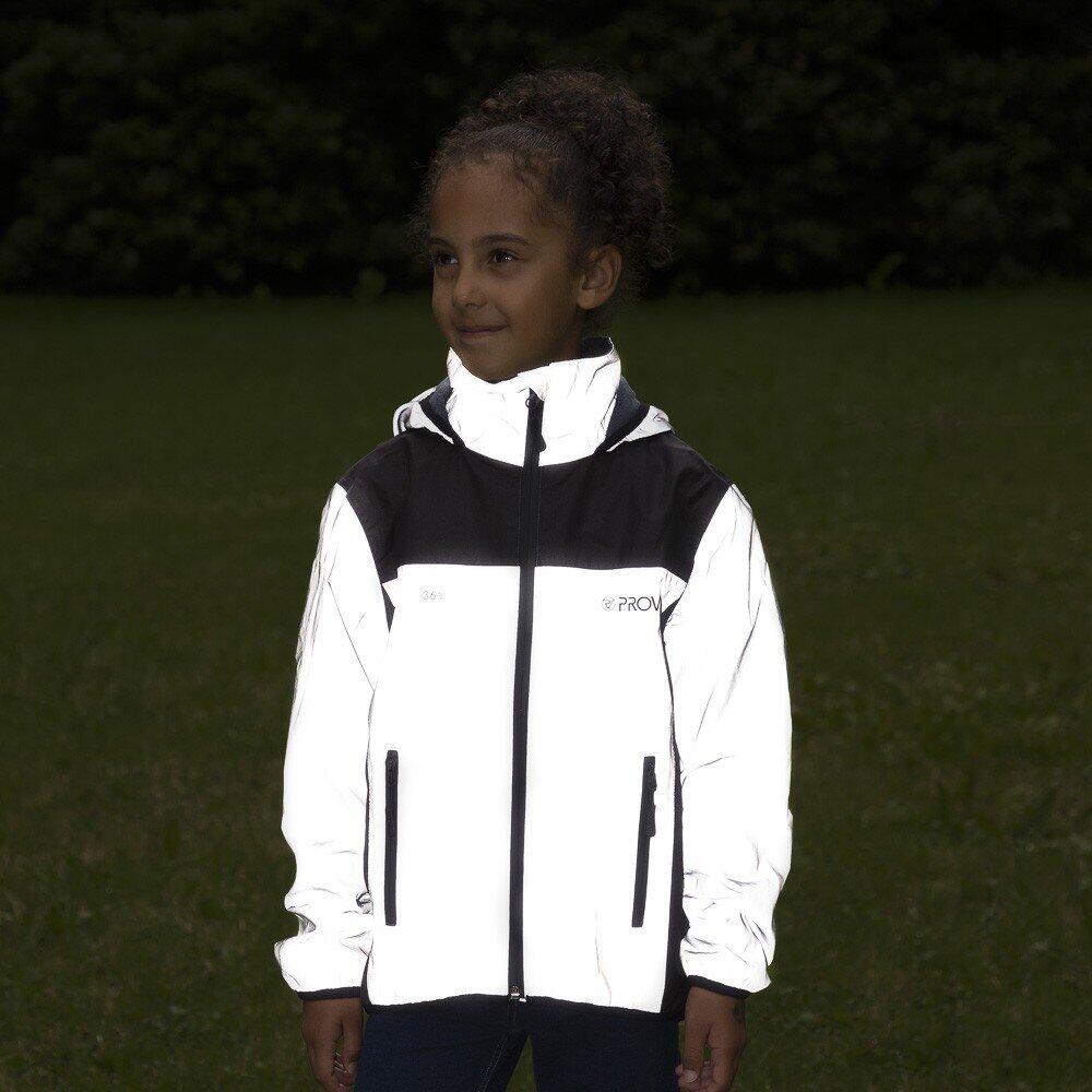 Proviz Children's REFLECT360 Fleece-Lined Reflective Waterproof Outdoor Jacket 2/6