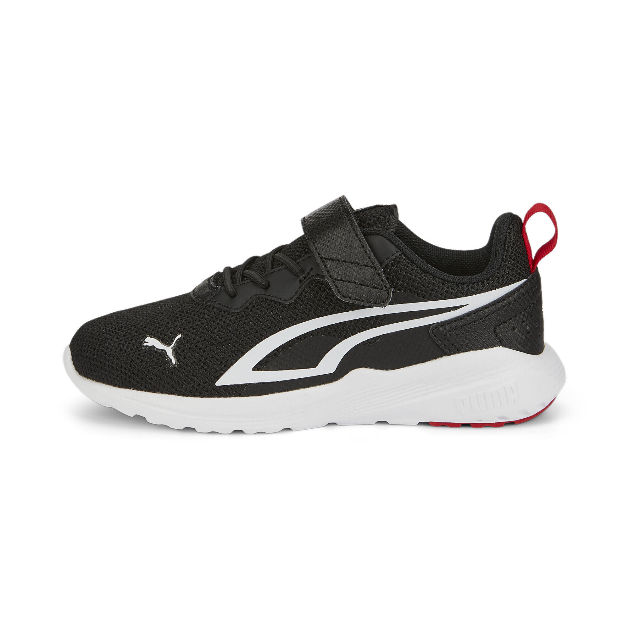 Calçado caminhada Infantil fecho alternativo All-Day Active PUMA Black White 5/7