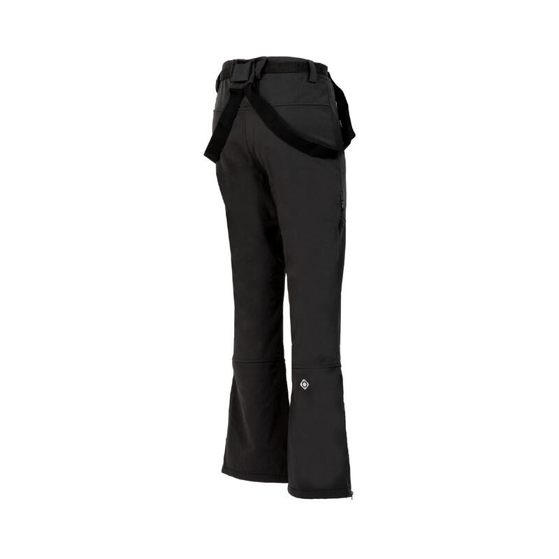 Izas Pantalón Softshell MALCUS W, cortavientos e interior polar, para mujer
