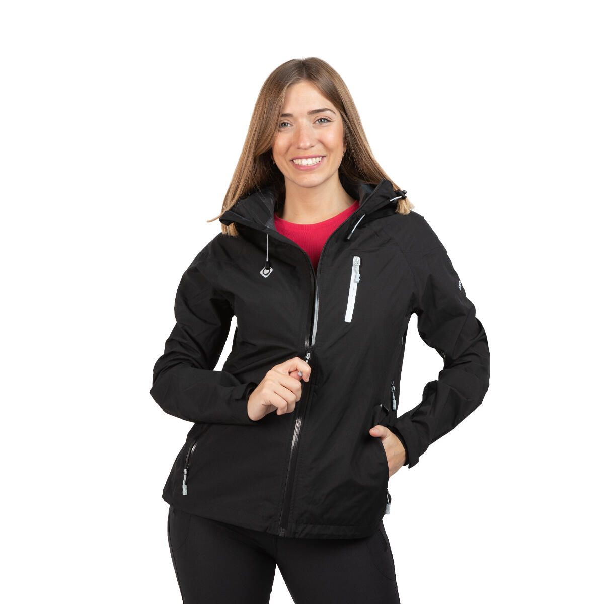 Chaqueta impermeable +10000 y transpirabilidad +/-10000, mujer, Izas KARAKO W 5/5