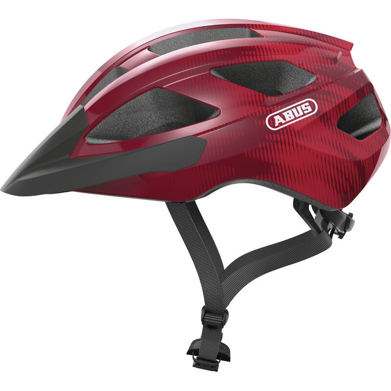 ABUS Rennrad-Helm "Macator", bordeaux red