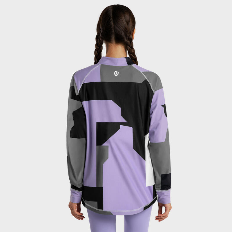 Camiseta interior térmica mujer Slush-W Gleam - Negro | Decathlon