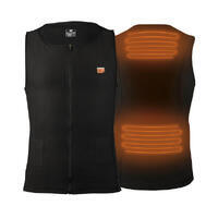Gilet Chauffant sans manches - Slim Fit - Avec fermeture éclair pour H/F - Noir
