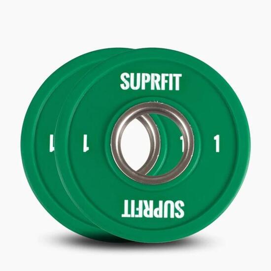 Suprfit Mini Bumper Plates (paire) - 1 kg
