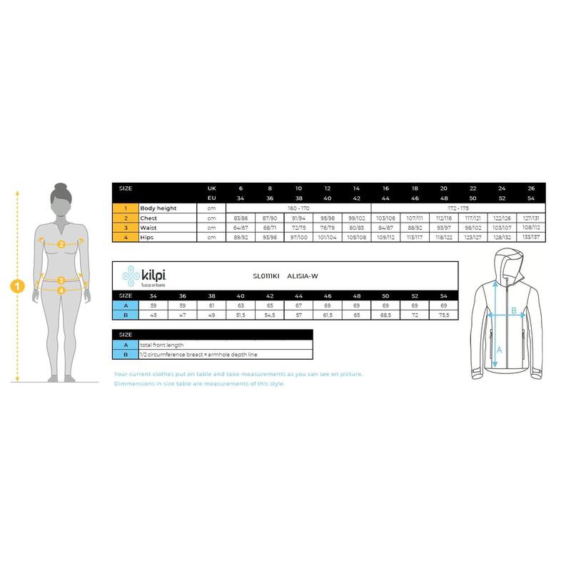 Damska kurtka narciarska Kilpi ALISIA-W