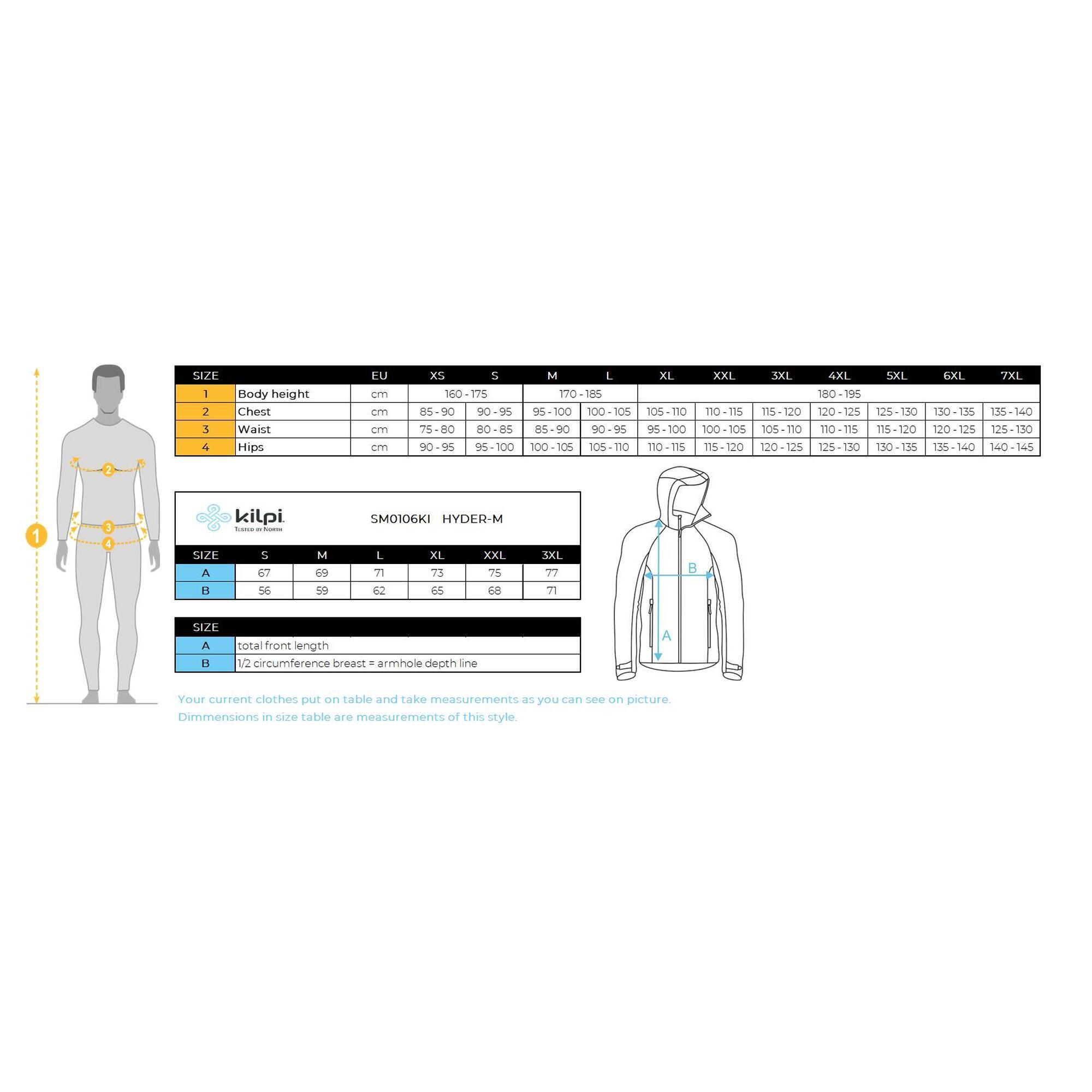 Heren ski jas Kilpi HYDER-M KILPI Decathlon - Main Image