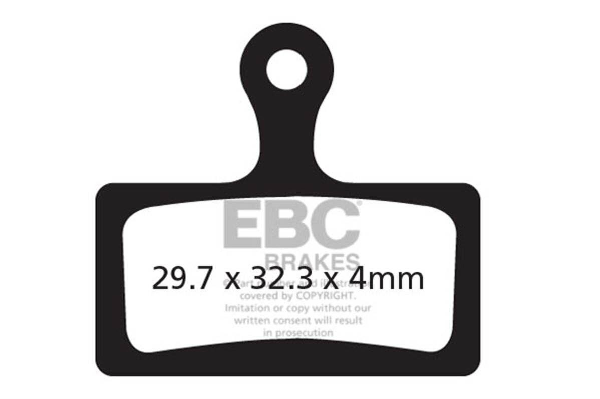 Klocki hamulcowe rowerowe (spiekane) EBC Brakes CFA614HH 2/2