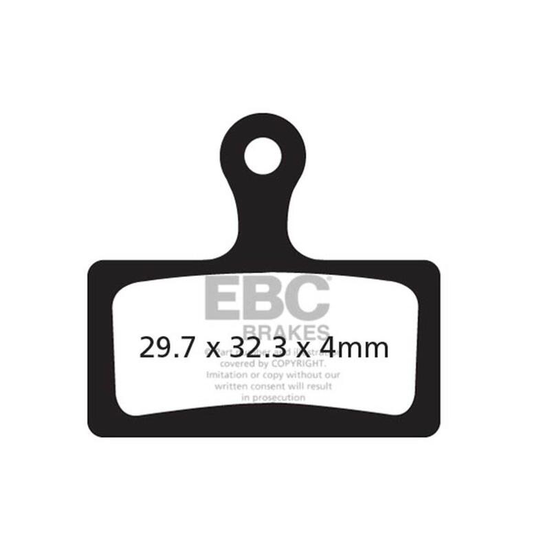 Klocki hamulcowe rowerowe (spiekane) EBC Brakes CFA614HH
