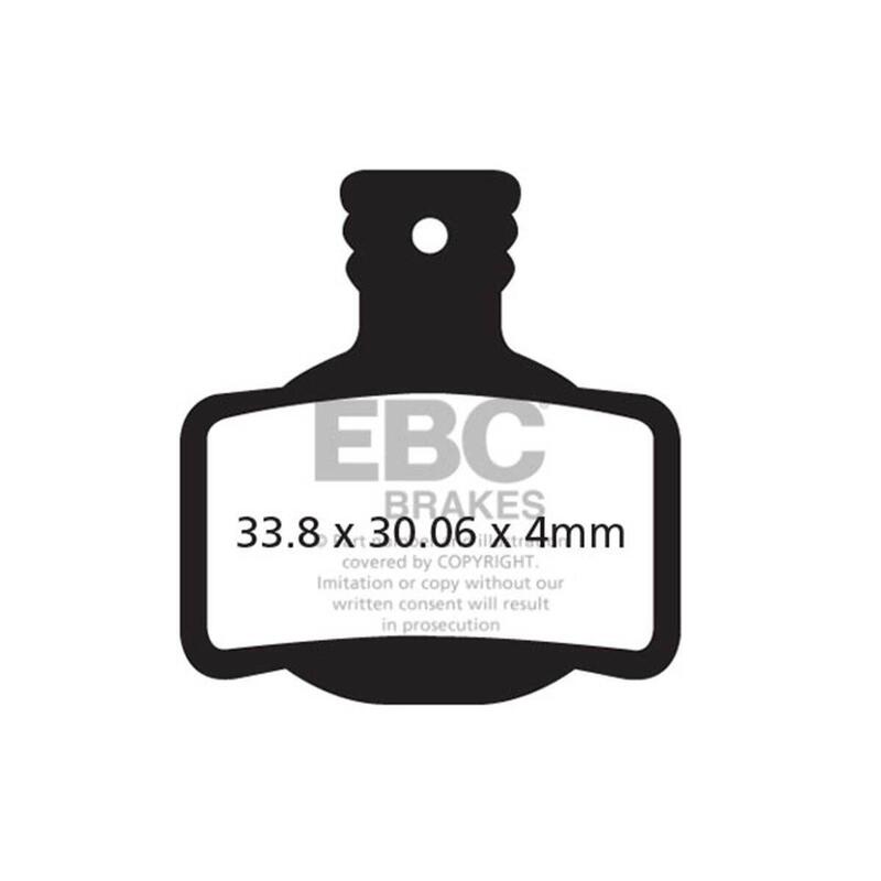 Klocki hamulcowe rowerowe (spiekane) EBC Brakes CFA619HH
