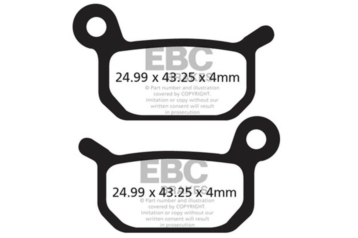 Plaquettes De Frein Formula B 4 Hydraulic Organique 2/2