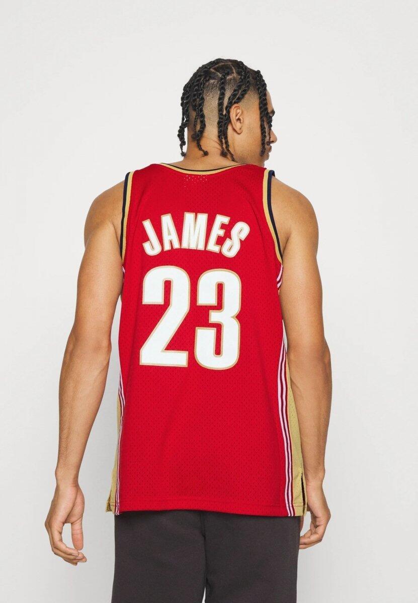 Canotta da basket da uomo Mitchell & Ness NBA Jersey Cavaliers Lebron James 3/5