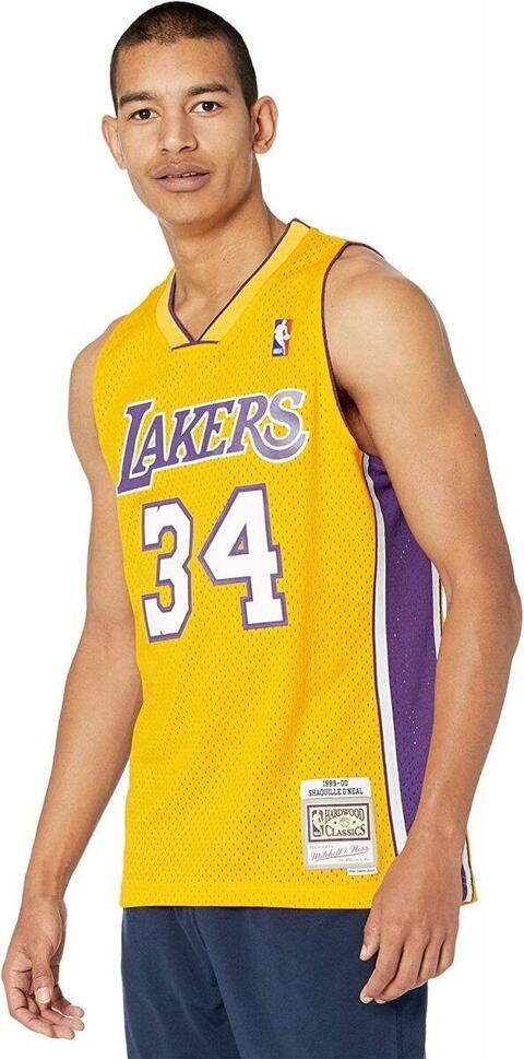 Koszulka do koszykówki męska Mitchell & Ness NBA Swingman Home Jersey Lakers 99