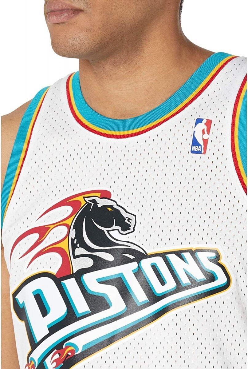 Koszulka męska do koszykówki Mitchell & Ness Detroit Pistons NBA 98 Grant Hill 4/6