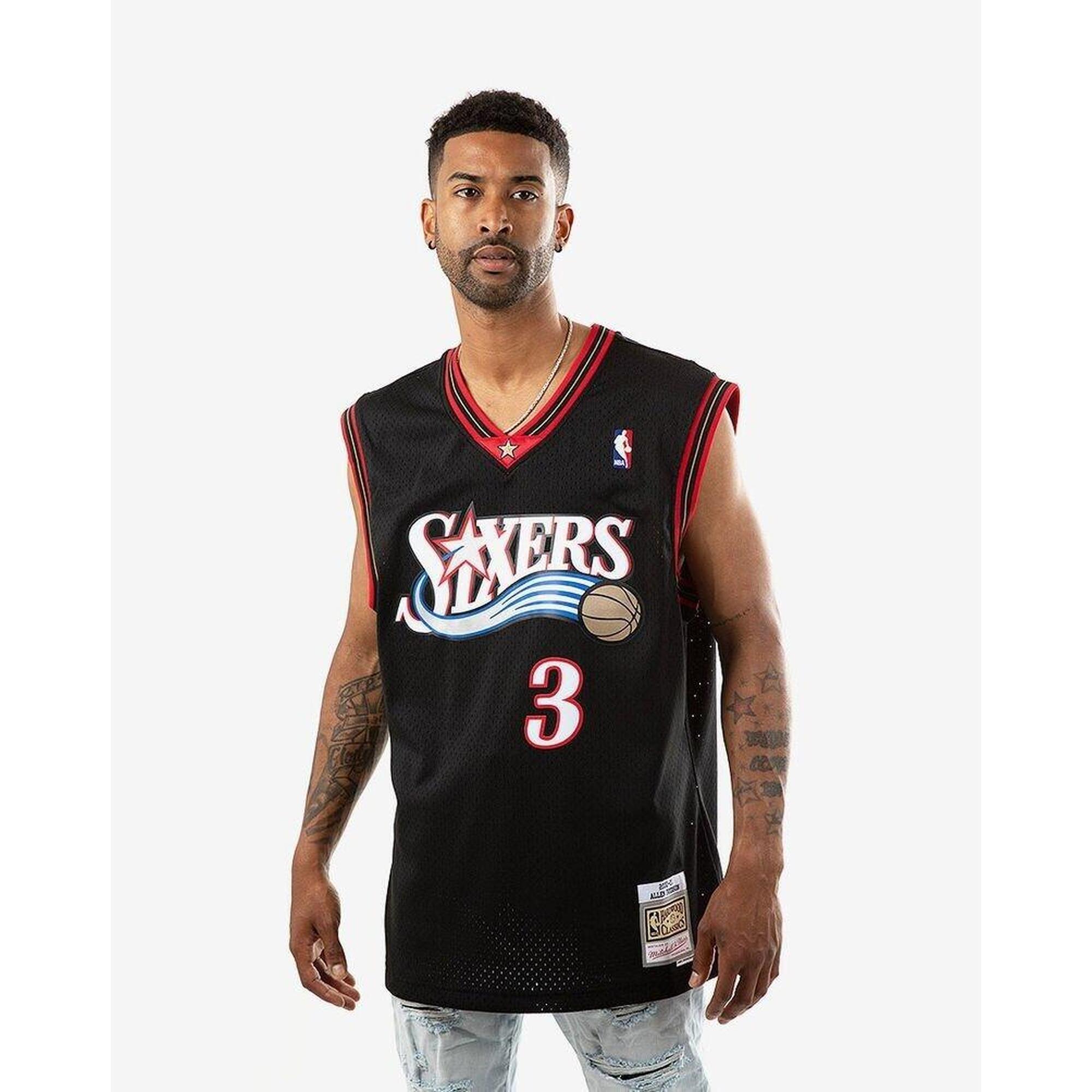 Koszulka do koszykówki męska, czarna Mitchell & Ness NBA Swingman Jersey