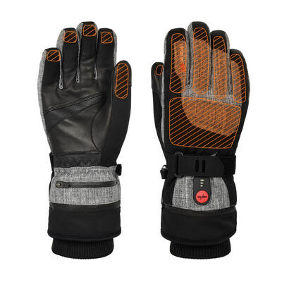 Beheizbare Handschuhe extra warm & wasserdicht - Schwarz