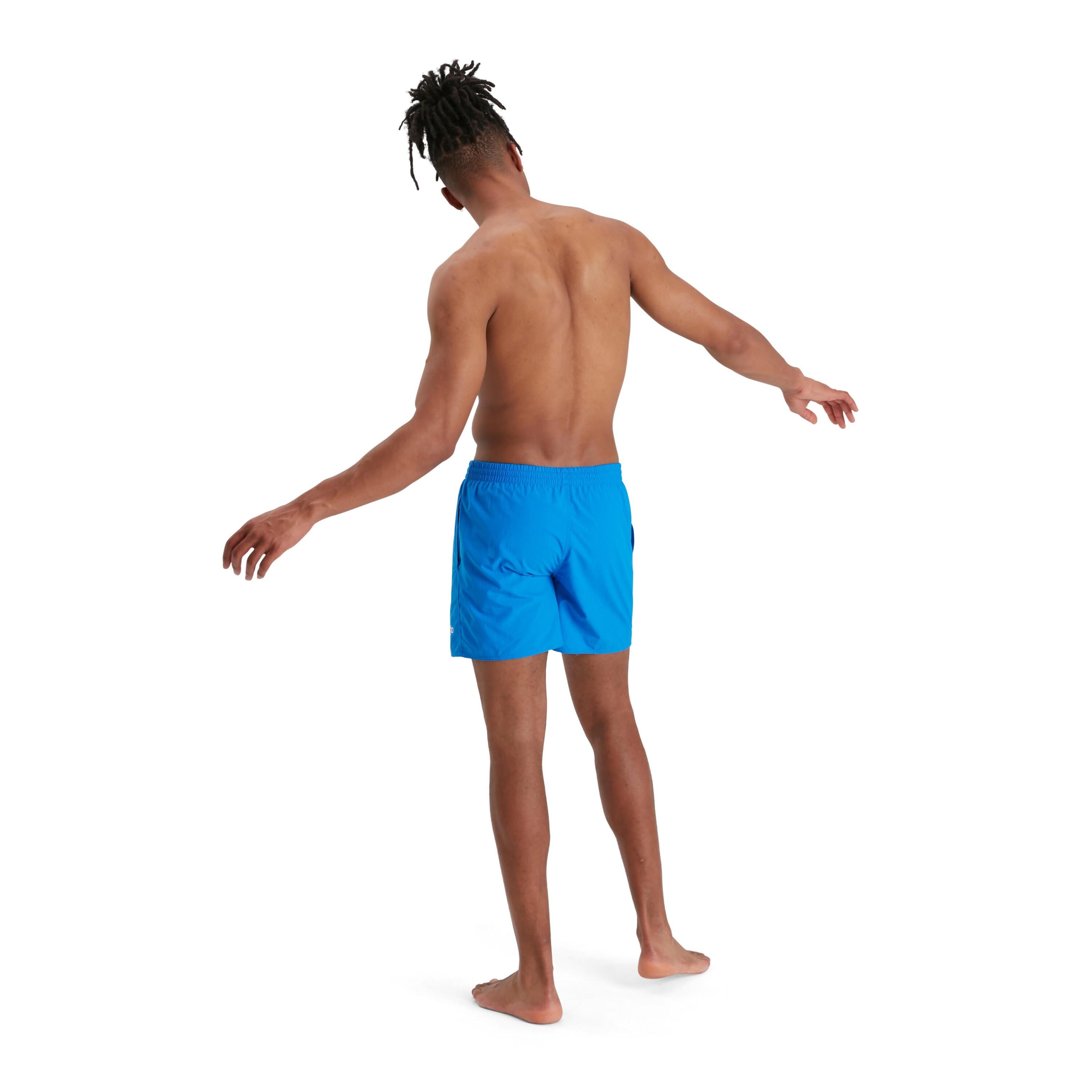 Boardshort 16" Essential Bleu - nylon recyclé, drainage latéral 3/6