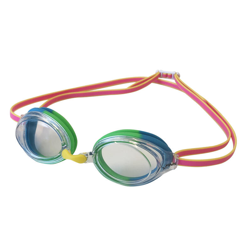 Ochelari inot pentru copii (8-12 ani) Ripple Goggles - transparent albastru roz