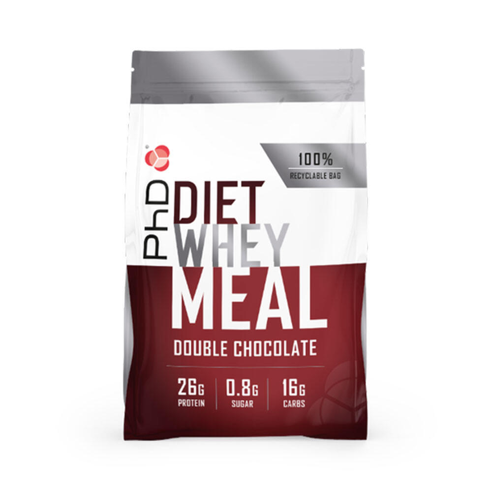 PHD NUTRITION PhD Nutrition | Diet Whey Meal Powder | Double Chocolate Flavour | 770g