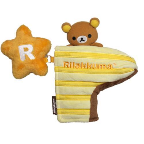 H-162 RILAKKUMA GOLF PUTTER COVER - YELLOW