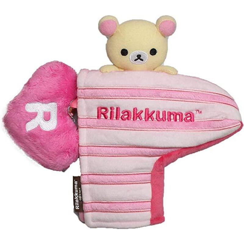 H-162 RILAKKUMA GOLF PUTTER COVER - PINK