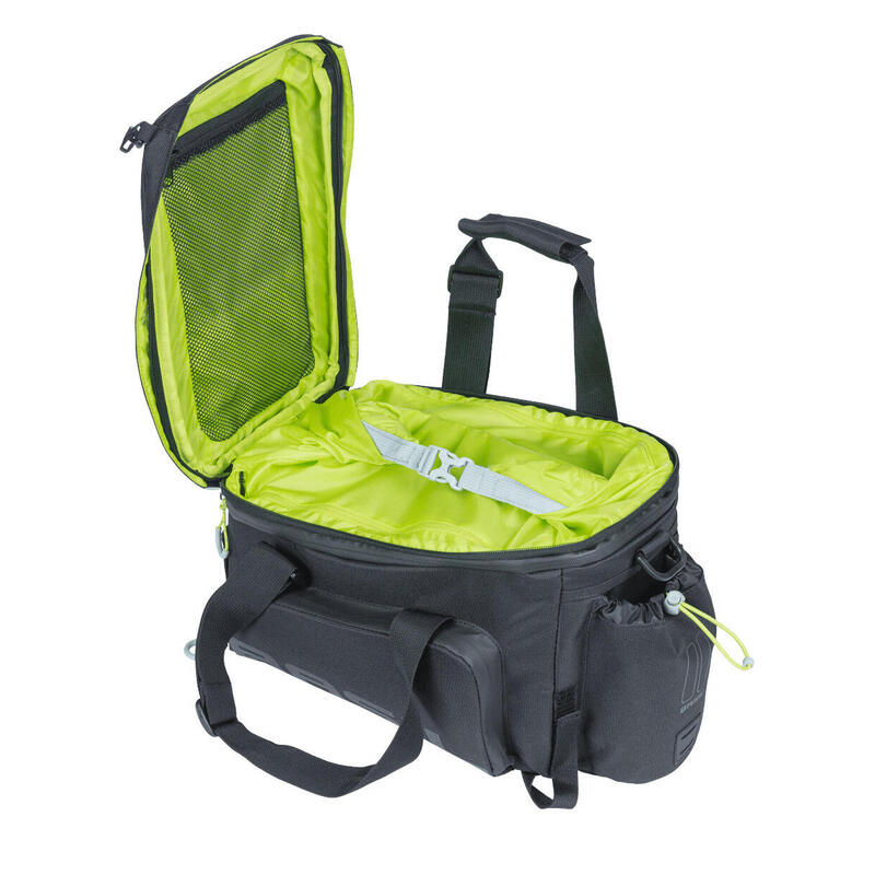 BASIL Bagagedraagtas Miles XL Pro, zwart lime