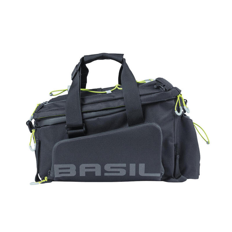 BASIL Bagagedraagtas Miles XL Pro, zwart lime