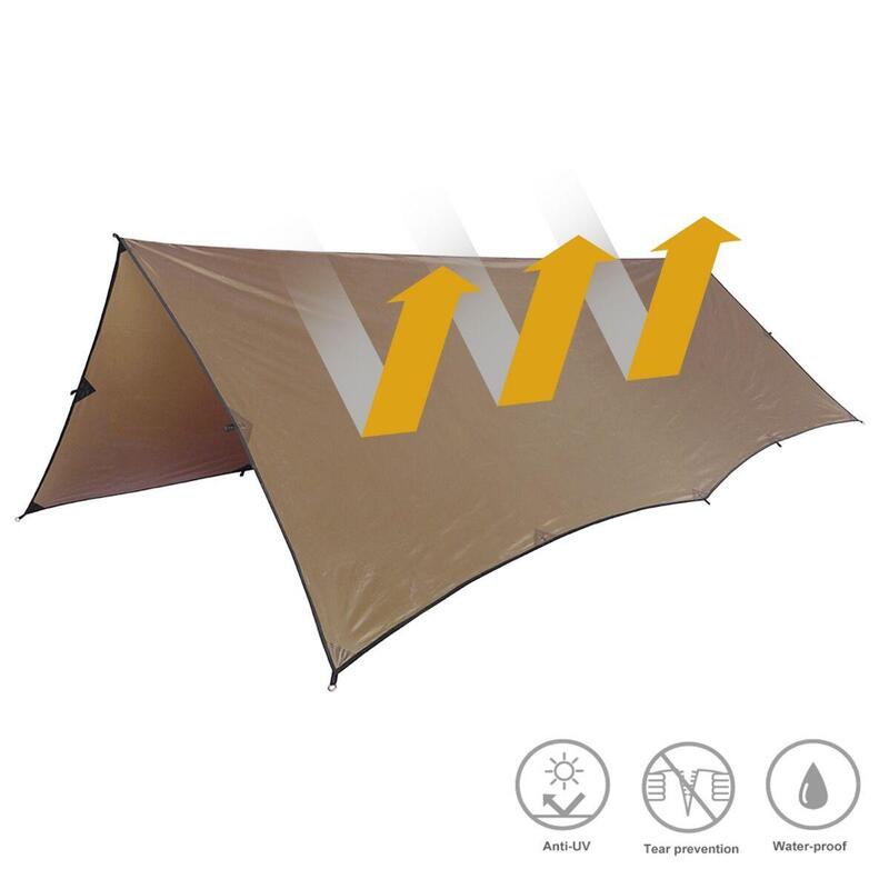 BULWARK Rain Fly Camping Tarp / BROWN