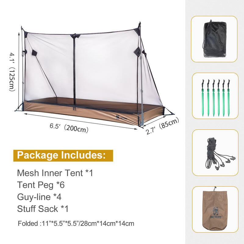 Mesh Inner Tent 01 (1person) - BROWN