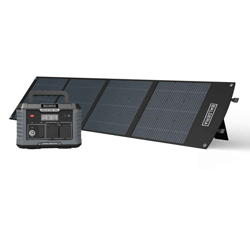Balderia Stromgenerator »Power-Set«, Powerstation 1000W + Solarmodul 200W